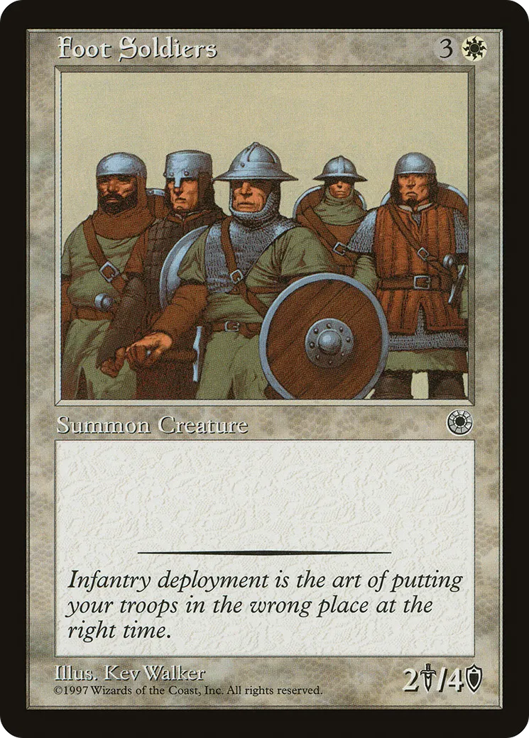 Foot Soldiers — Portal — Magic: The Gathering