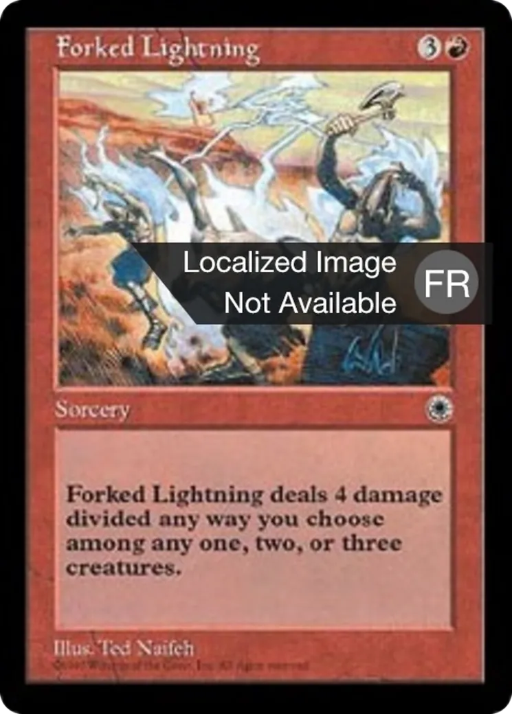 Éclair fourchu — Portal — Magic: The Gathering