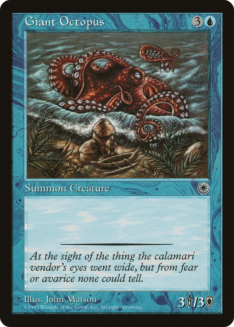 Giant Octopus — Portal — Magic: The Gathering