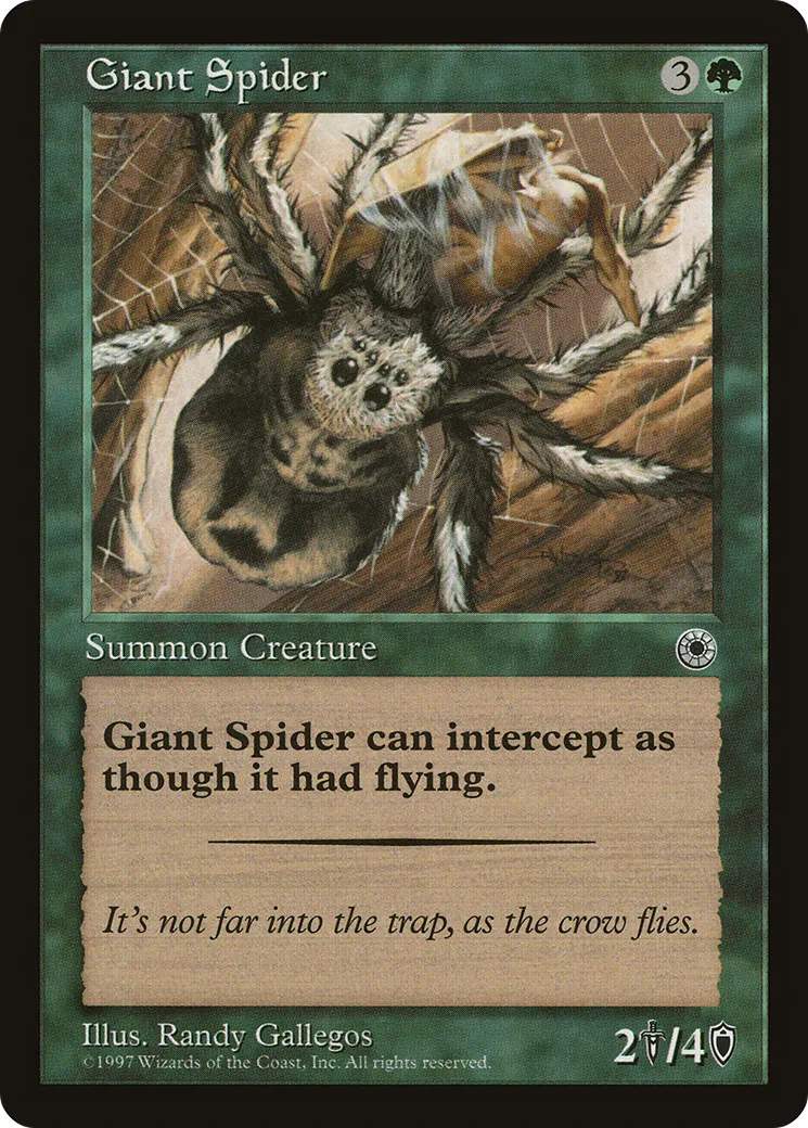 Giant Spider — Portal — Magic: The Gathering