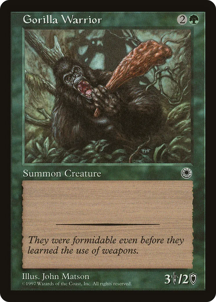Gorilla Warrior — Portal — Magic: The Gathering