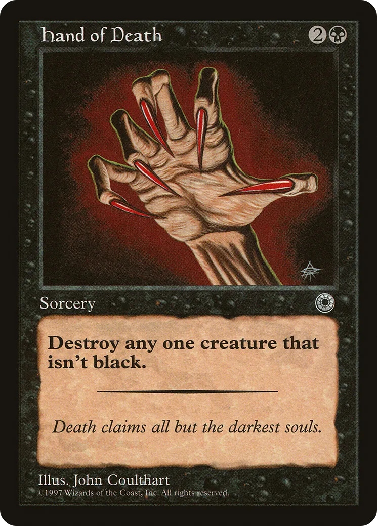 Hand of Death — Portal — Magic: The Gathering