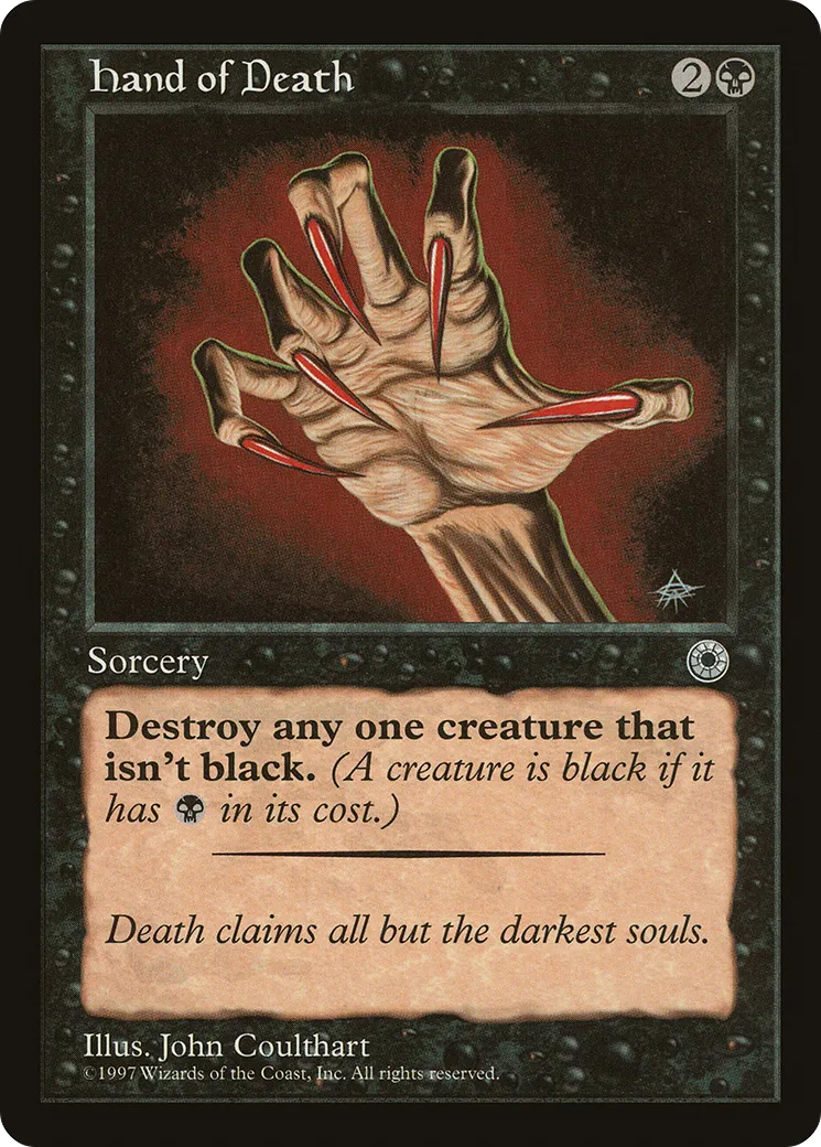 Main de mort — Portal — Magic: The Gathering