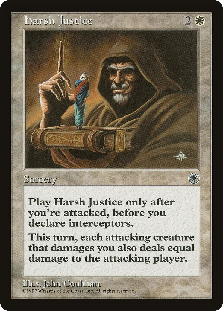 Harsh Justice — Portal — Magic: The Gathering