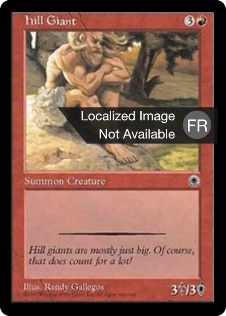 Géant des collines — Portal — Magic: The Gathering