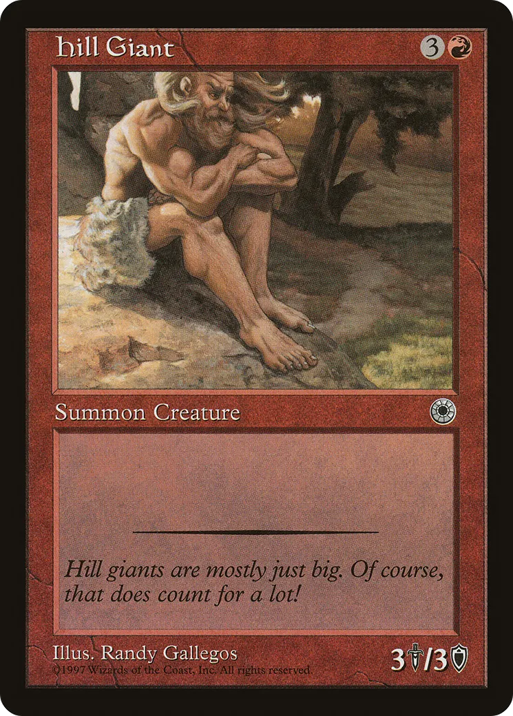 Géant des collines — Portal — Magic: The Gathering