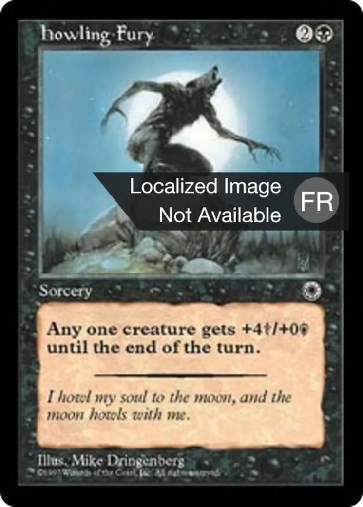 Fureur rugissante — Portal — Magic: The Gathering