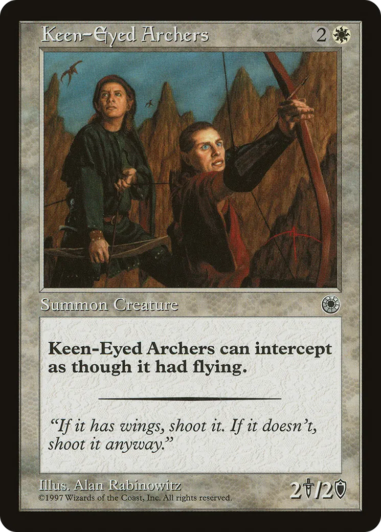 Keen-Eyed Archers — Portal — Magic: The Gathering