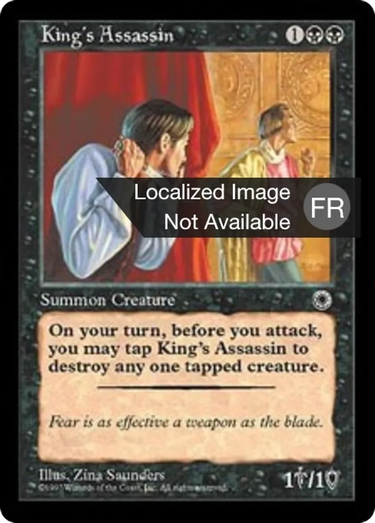 Assassin du roi — Portal — Magic: The Gathering