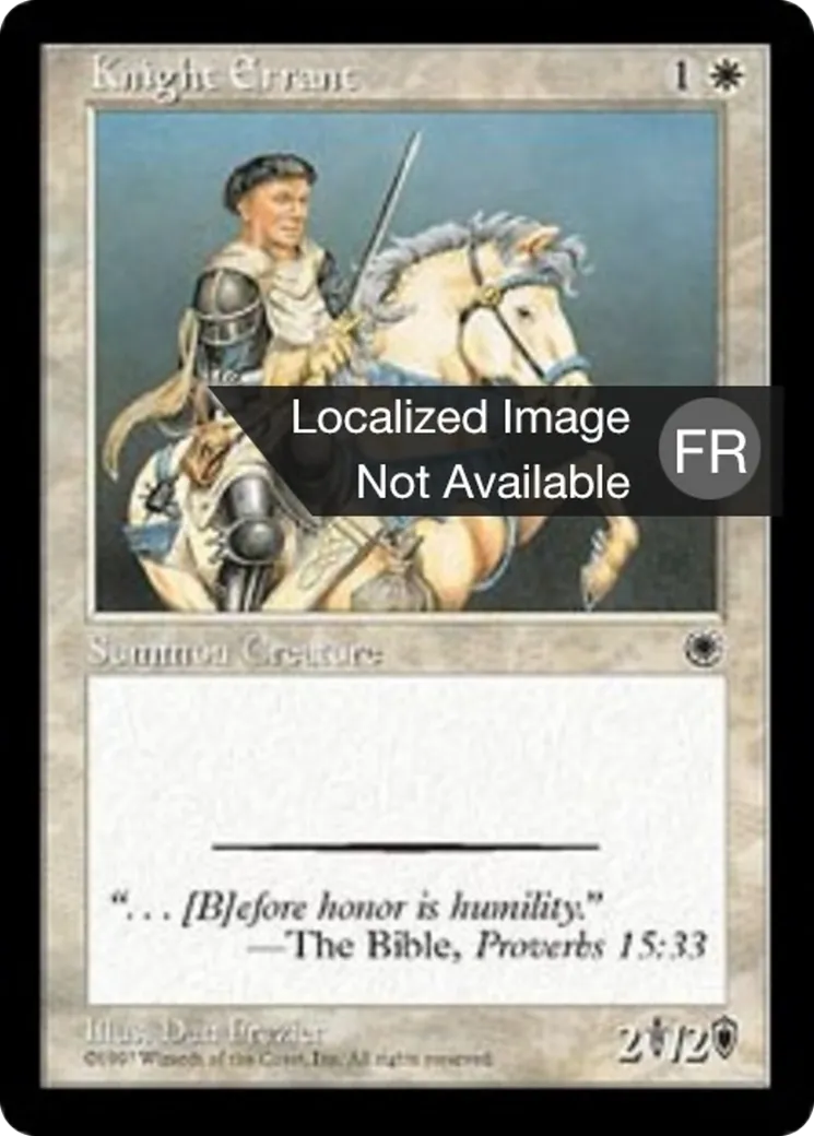 Chevalier errant — Portal — Magic: The Gathering
