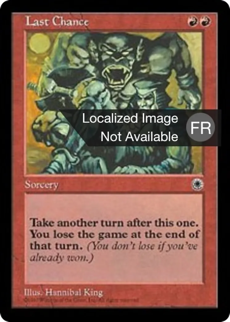 Ultime chance — Portal — Magic: The Gathering