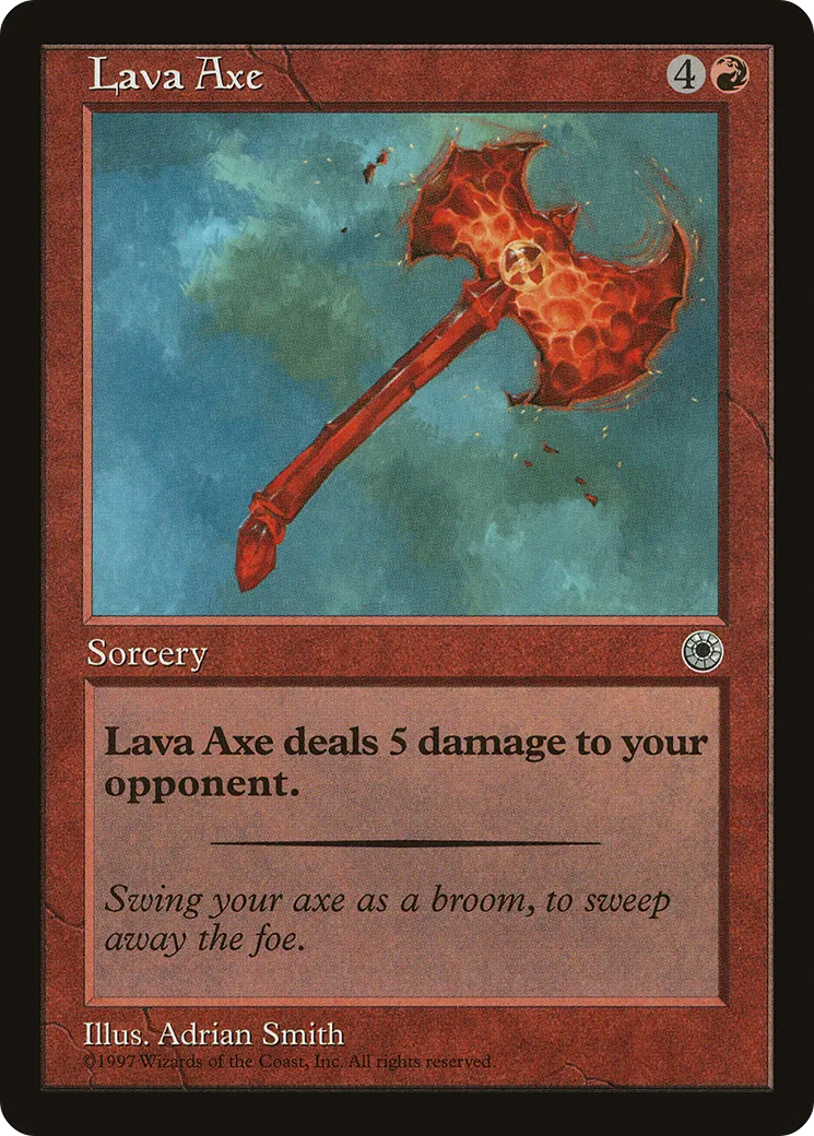 Lava Axe — Portal — Magic: The Gathering