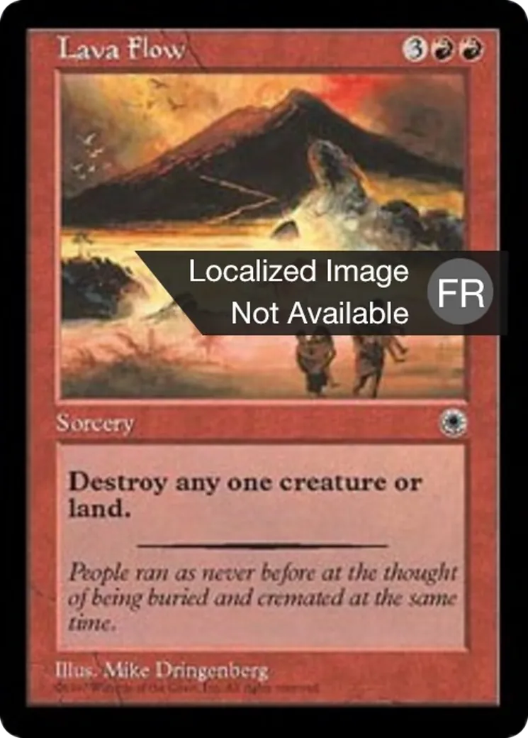 Flot de lave — Portal — Magic: The Gathering