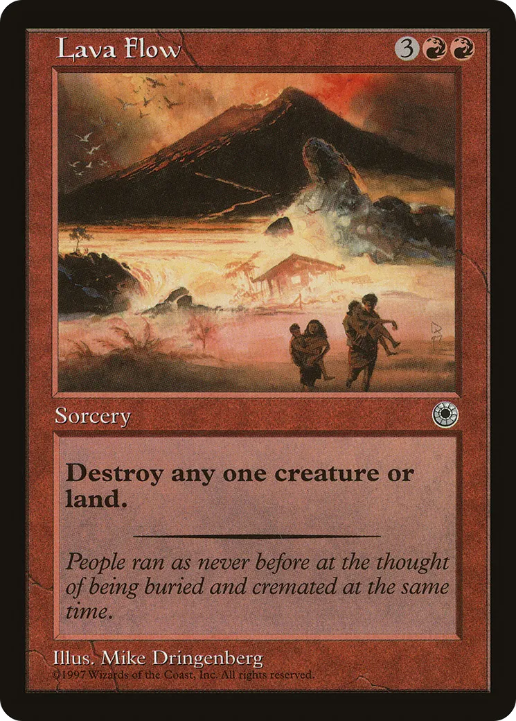 Lava Flow — Portal — Magic: The Gathering
