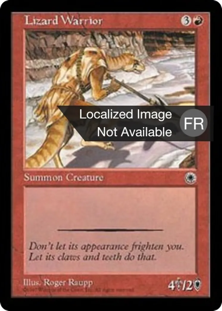Guerrier lézard — Portal — Magic: The Gathering