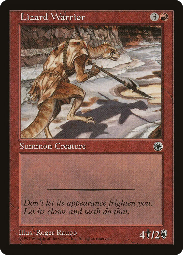 Guerrier lézard — Portal — Magic: The Gathering