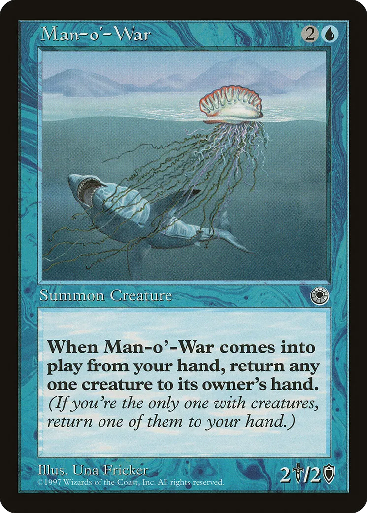 Man-o'-War — Portal — Magic: The Gathering
