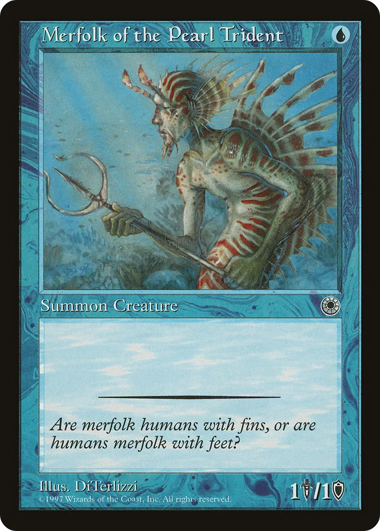 Merfolk of the Pearl Trident — Portal — Magic: The Gathering