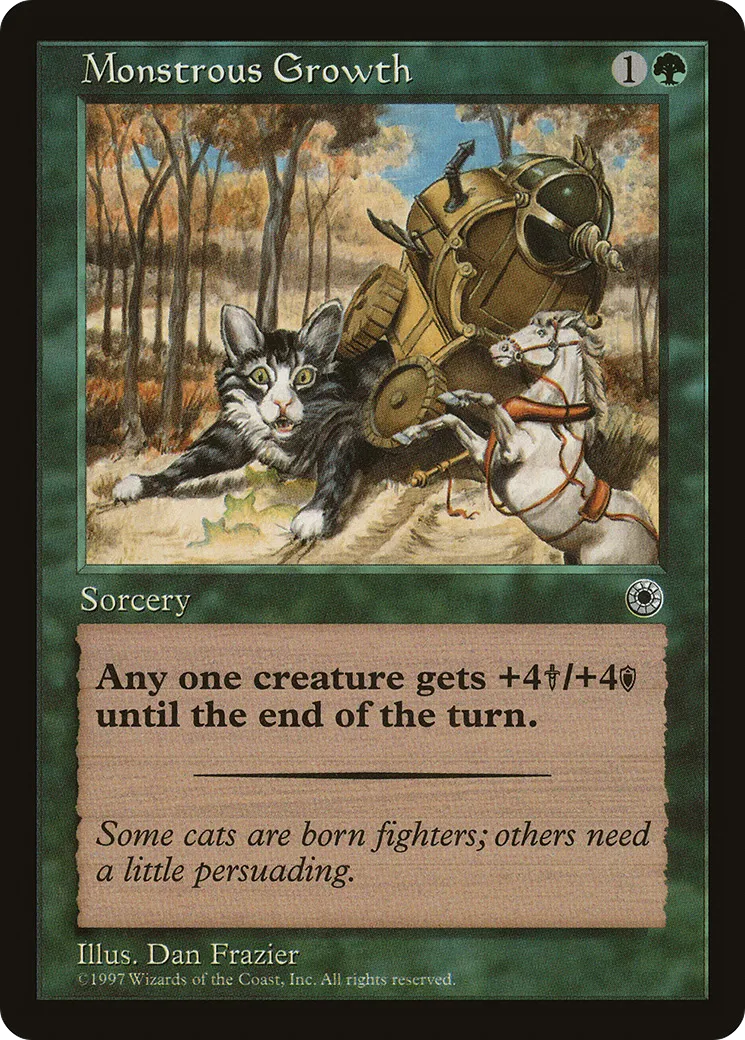 Monstrous Growth — Portal — Magic: The Gathering