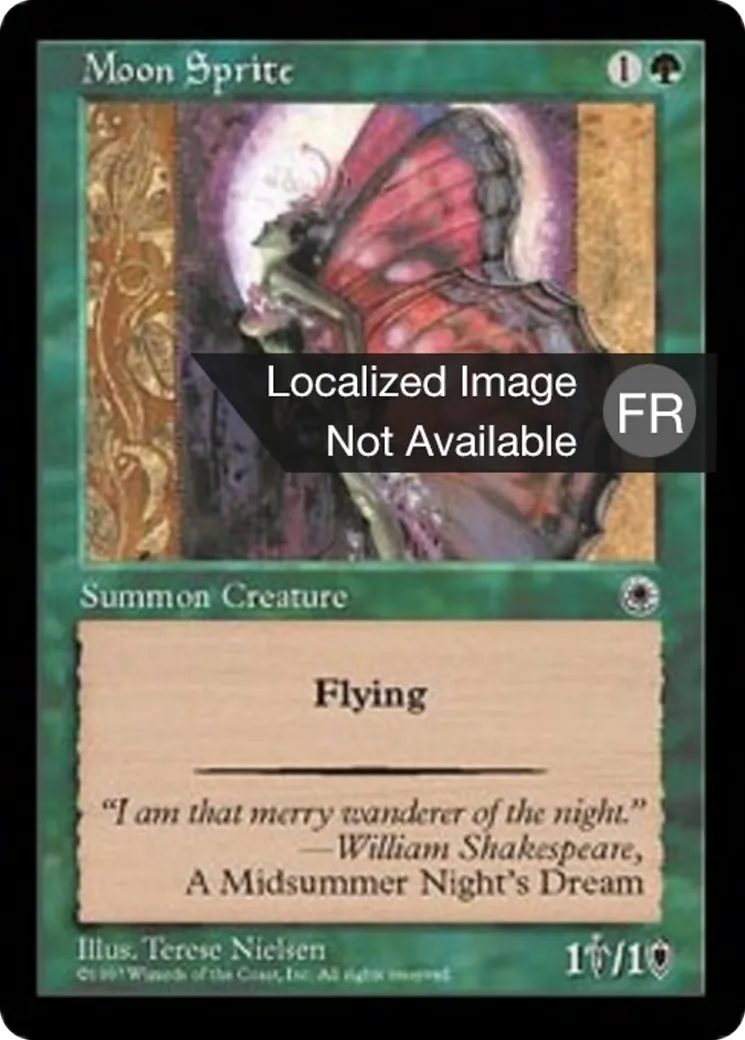 Farfadet lunaire — Portal — Magic: The Gathering