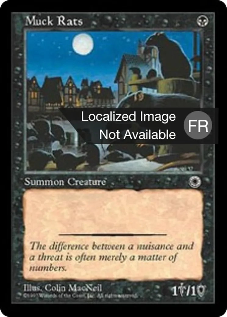 Rat du fumier — Portal — Magic: The Gathering