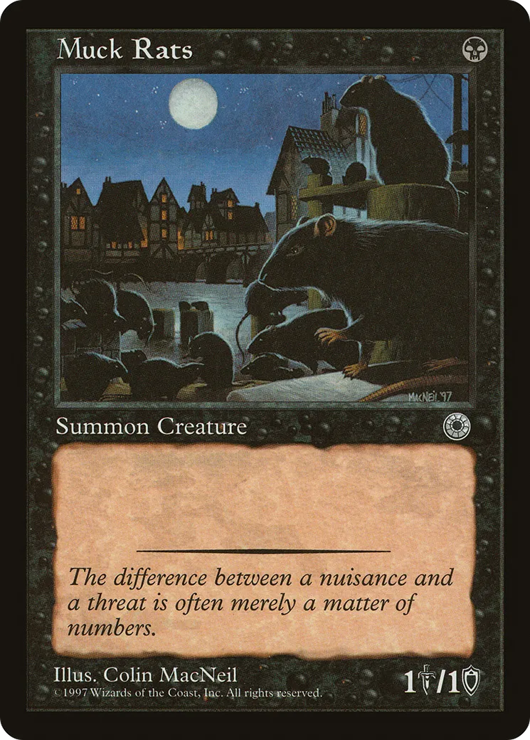 Muck Rats — Portal — Magic: The Gathering