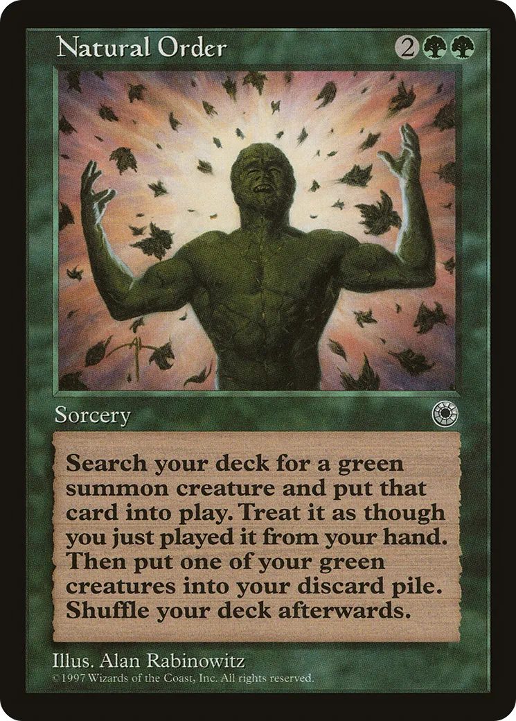 Natural Order — Portal — Magic: The Gathering