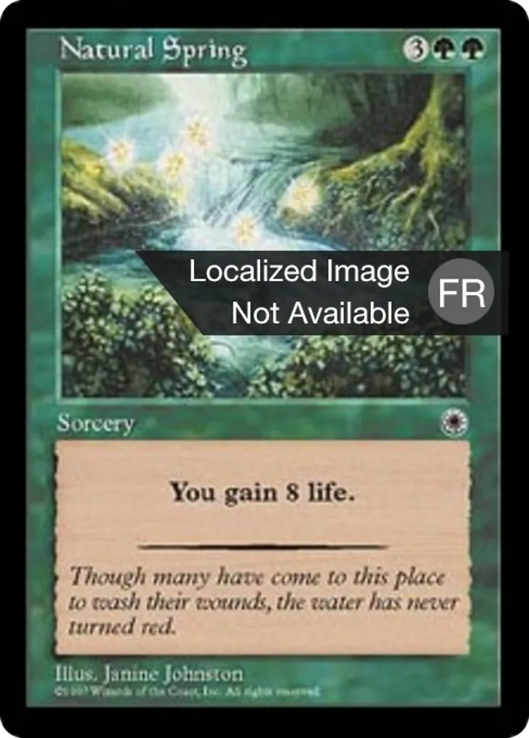 Source naturelle — Portal — Magic: The Gathering
