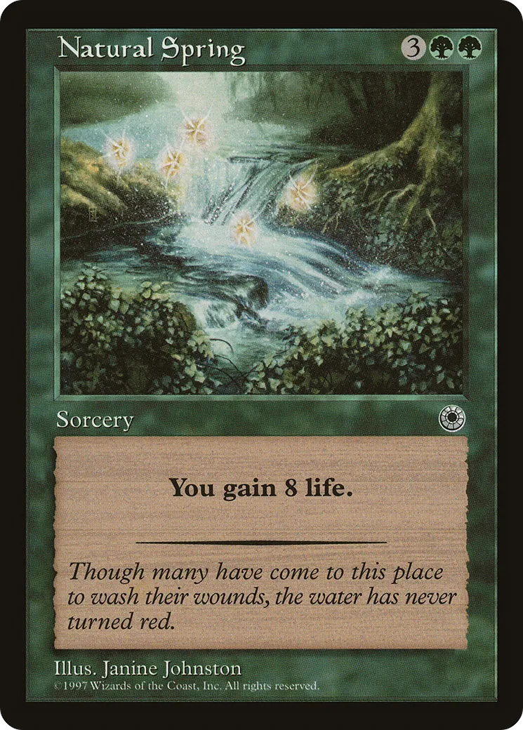 Natural Spring — Portal — Magic: The Gathering