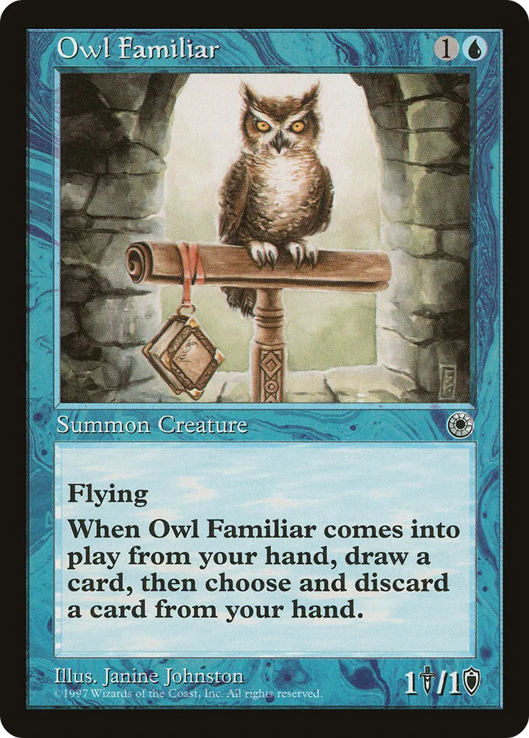 Owl Familiar — Portal — Magic: The Gathering