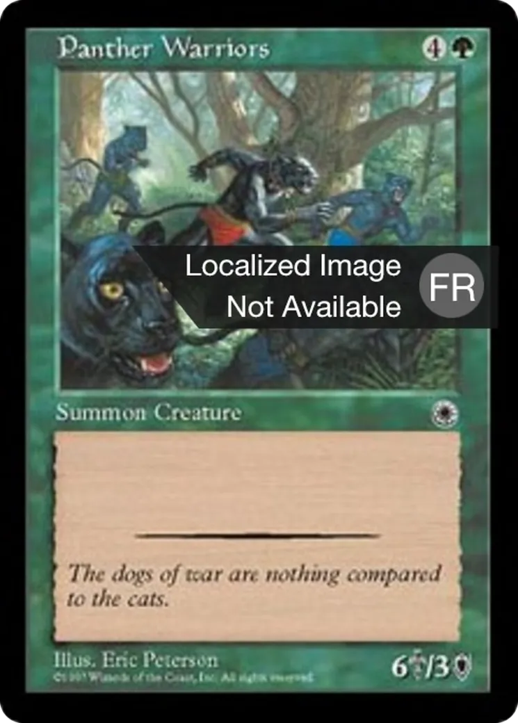 Guerrières panthères — Portal — Magic: The Gathering