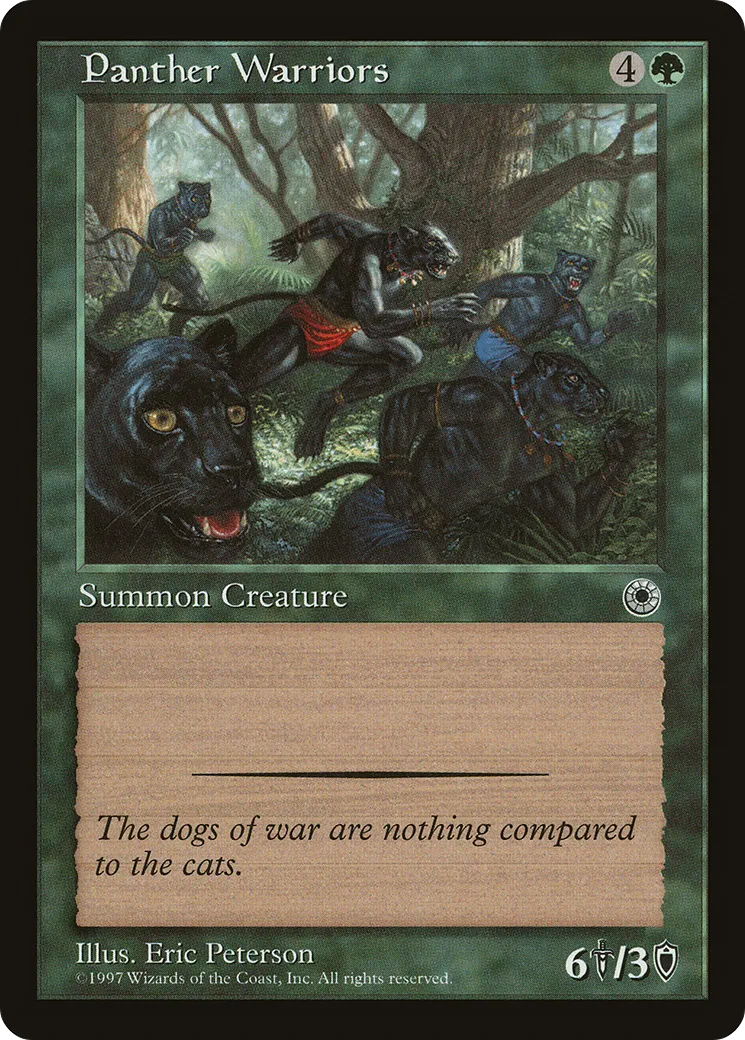 Guerrières panthères — Portal — Magic: The Gathering