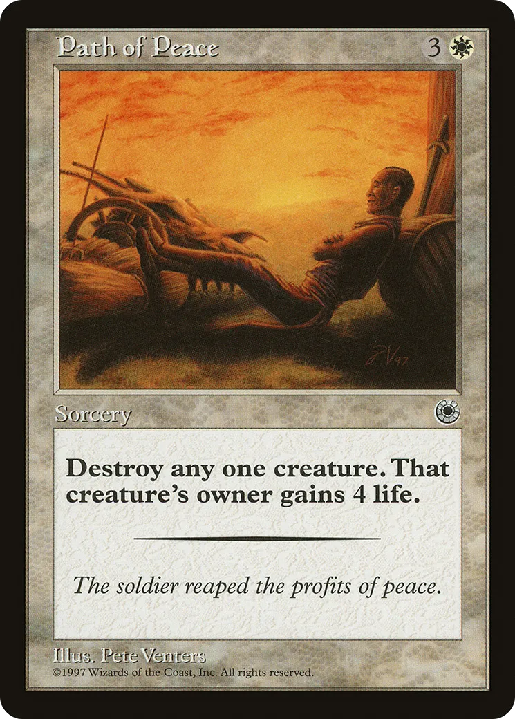 Path of Peace — Portal — Magic: The Gathering