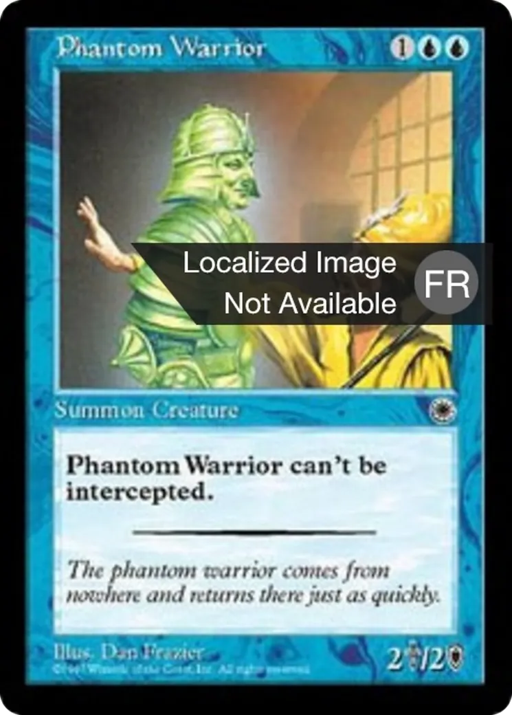 Guerrier fantomatique — Portal — Magic: The Gathering
