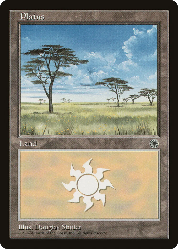 Plains — Portal — Magic: The Gathering