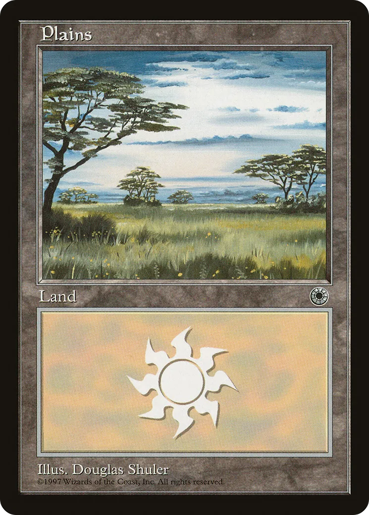 Plains — Portal — Magic: The Gathering