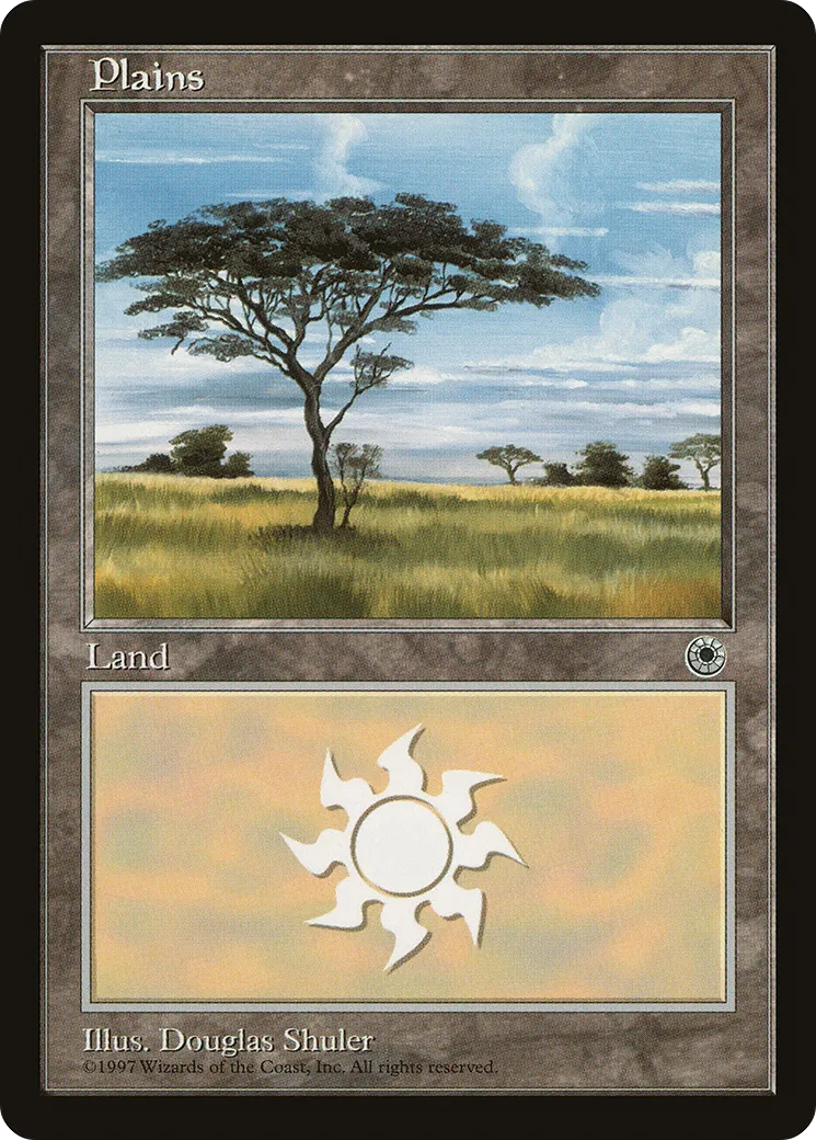 Plains — Portal — Magic: The Gathering