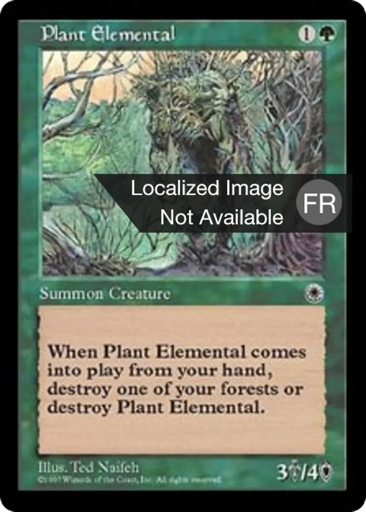 Elemental de plantes — Portal — Magic: The Gathering