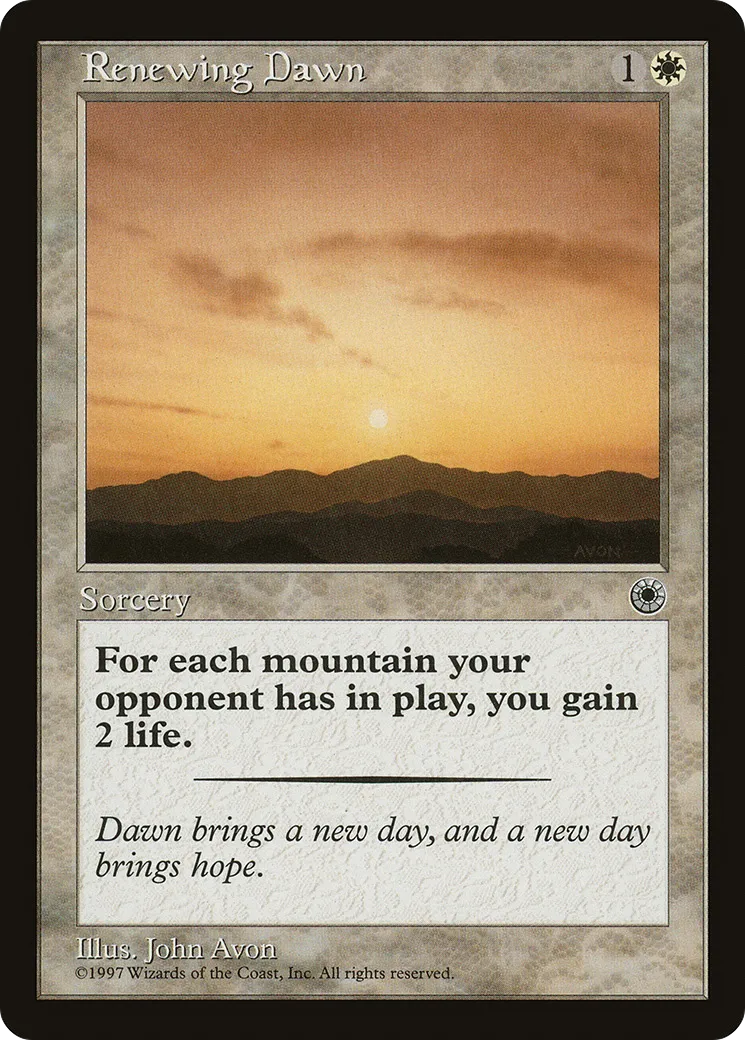 Renewing Dawn — Portal — Magic: The Gathering