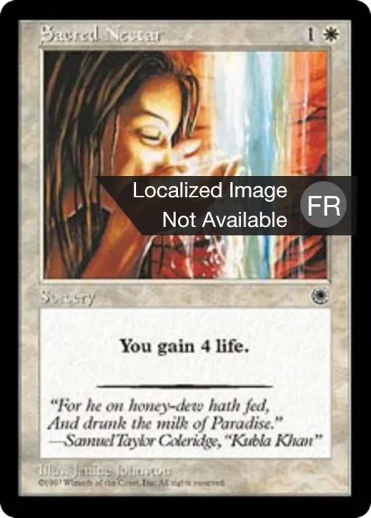 Nectar sacré — Portal — Magic: The Gathering
