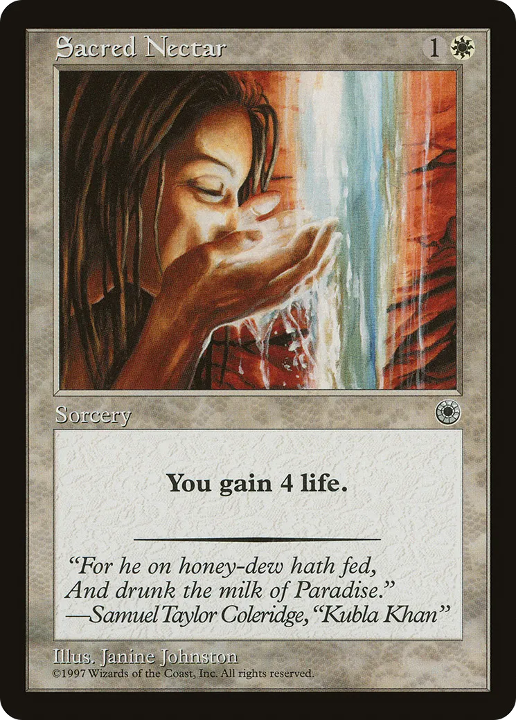 Sacred Nectar — Portal — Magic: The Gathering