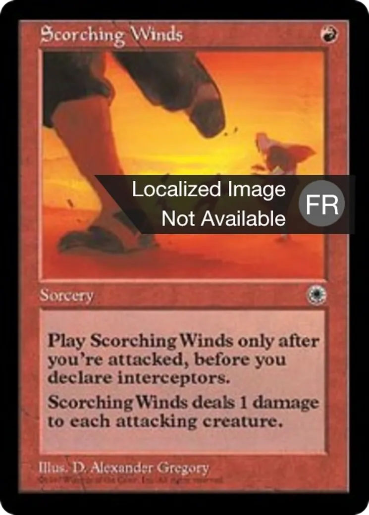 Vent torride — Portal — Magic: The Gathering
