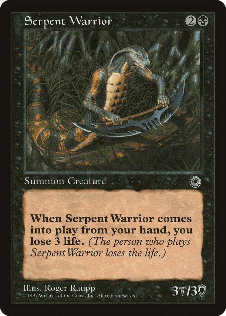 Serpent Warrior — Portal — Magic: The Gathering