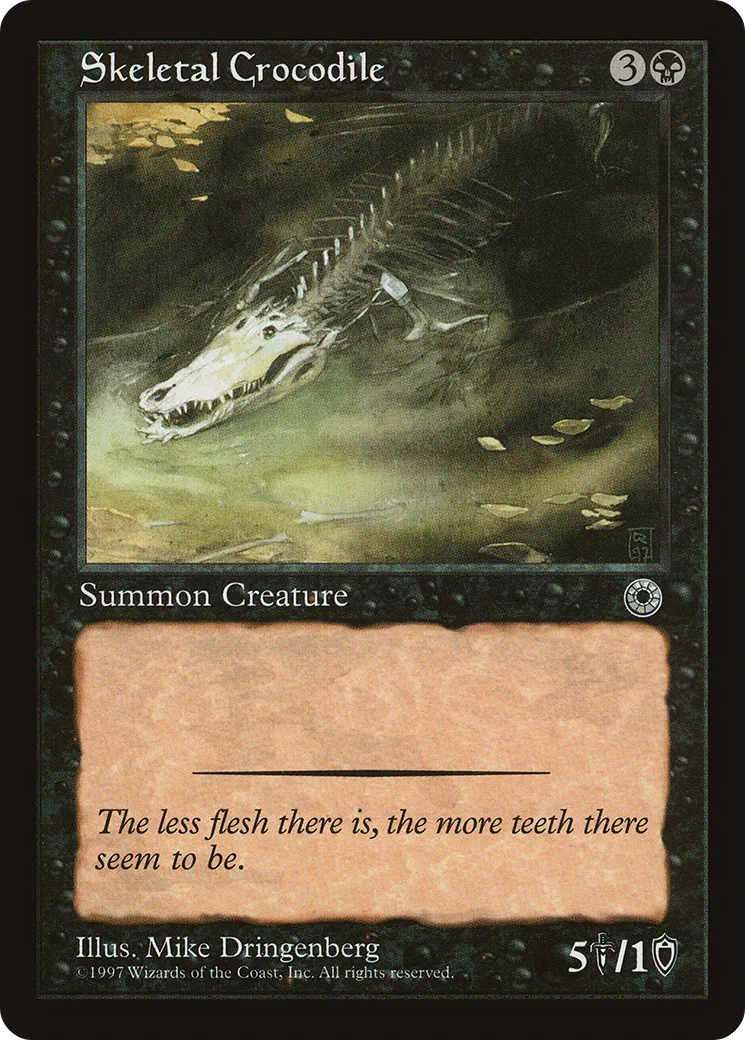 Skeletal Crocodile — Portal — Magic: The Gathering