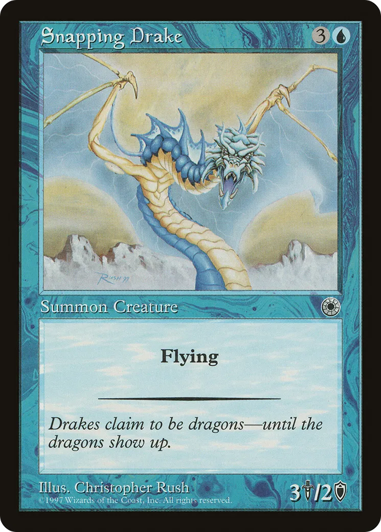 Snapping Drake — Portal — Magic: The Gathering