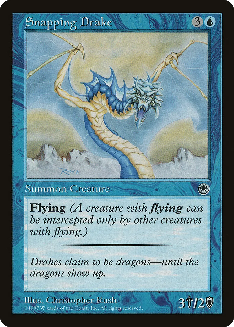 Drakôn happeur — Portal — Magic: The Gathering