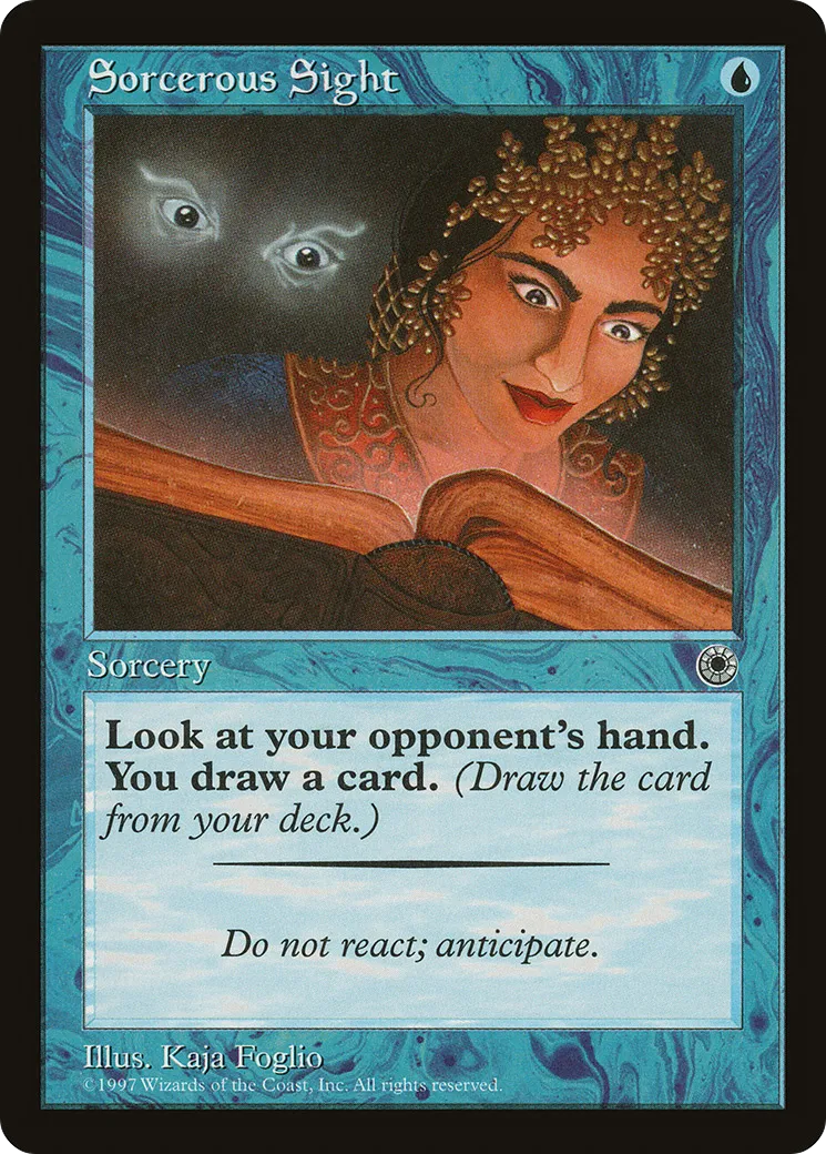 Regard du sorcier — Portal — Magic: The Gathering