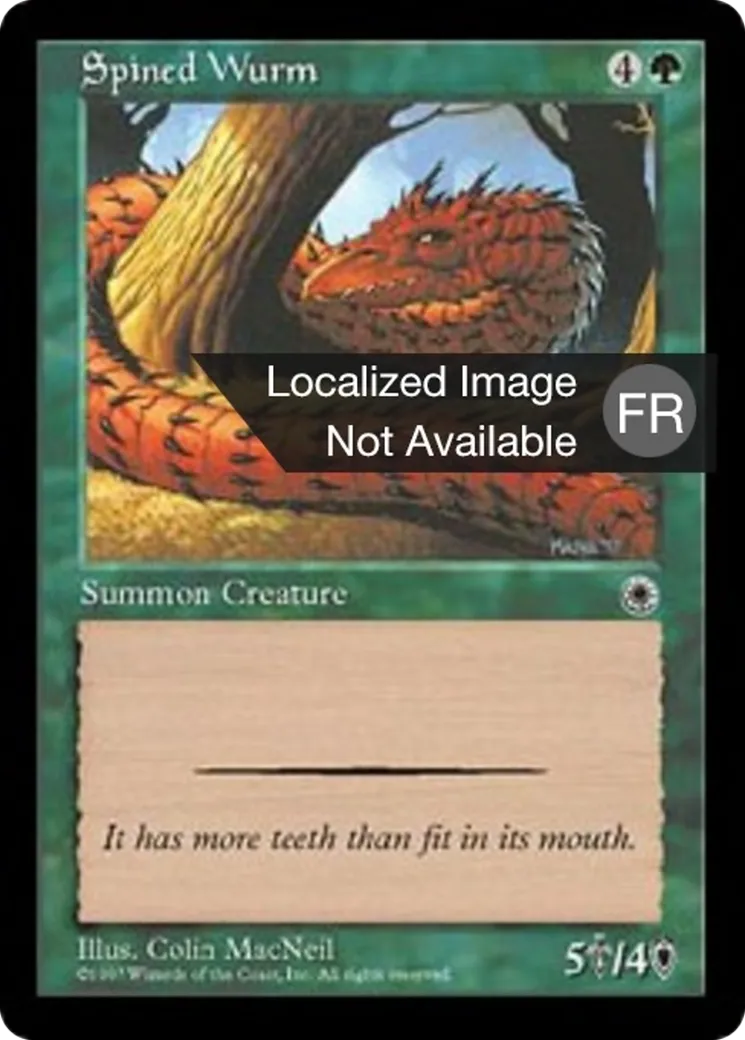 Guivre à piquants — Portal — Magic: The Gathering