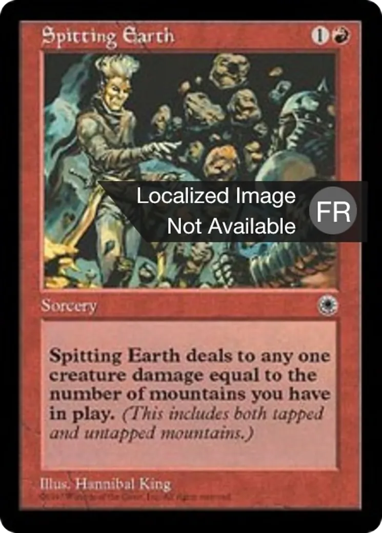 Expectoration tellurique — Portal — Magic: The Gathering