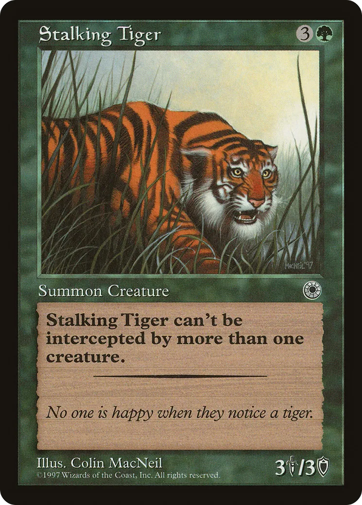 Stalking Tiger — Portal — Magic: The Gathering